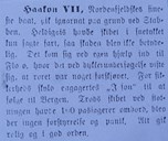 DS «Haakon VII», lett grunnstøyting ved Stabben fyr, Florø, 24. mars 1911. (Nordre Bergenhus Amtstidende, Florø, 23.03.1911). Dampskipet «Haakon VII», Nordenfjeldske Dampskibsselskab, Trondheim, var ny 1907, og blei sett inn i Englandsruta.