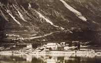 Seimsdalen kring 1915, postkort.