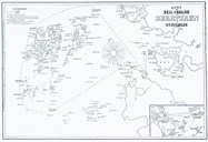 Kart som viser "seil og roløb", strekningane for seglbåtar og robåtar. Start- og målområdet var i Byfjorden (innseglinga til Stavanger) i Randabergvika nesten ute ved Tungenes.