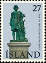I 1975 gav det islandske postverket ut eit Thorvaldsen-frimerke i høve 100 år sidan Thorvaldsenforeininga på Island vart skipa. Motivet er Thorvaldsen-statuen Island fekk i gåve av København i 1874.