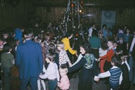 Frå ein juletrefest i Vonheim 1975.