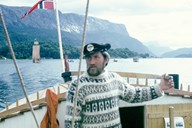 De to fembøringene la ut fra Rivedal, fredag 19. juli 1974. Arne J. Rødsand var høvedsmann på "Ørn".