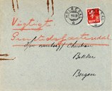 Konvolutt med brev, datert 5. juni 1937, om gravfeste i 90 år.