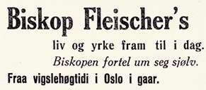 Overskrift på omtale i <i>Gula Tidend</i>, 18.04.1932.