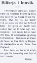 Notis i Fjordabladet 8. august 1933 om bilferjedrifta Faleide-Innvik/Årholen.