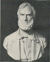 <p>S&oslash;ren Jaab&aelig;k (1814-1894). Marmorbyste av M. Skeibrok.</p>