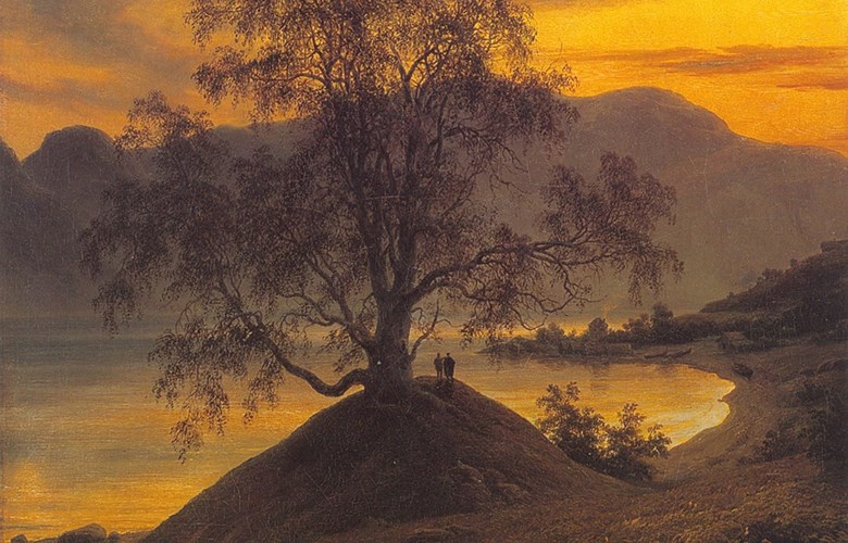 Fearnley sitt måleri "Slindebirken" frå 1839, vert omtala som eit av dei kanoniserte verka i norsk målarkunst. Fearnley var på Slinde i 1826 saman med I. C. Dahl.

