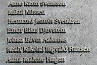 Einar Elias Djuvstein er eitt av namna. Djuvstein var på reise til Brønnøysund. Det står ein minnestein over Djuvstein på heimstaden hans, Randabygda i Stryn.