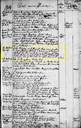 Side i kyrkjeboka for Leikanger prestegjeld 1814. På dato 18. mars (markert) står innført om bededagen og eidsavlegginga.
