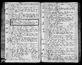 Side i kyrkjeboka for Luster prestegjeld 1814. På dato 18. mars (markert) står innført om bededagen og «Udnævnelse» av valmenn.