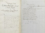 Adressa (fullmakta) frå Innvik prestegjeld til prins Christian Frederik, Norges Regent, datert 18. mars 1814. 