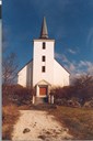 Nye Stavang kyrkje, som er soknekyrkje i Bru sokn, er i teglstein. Ho er pussa og kvitmåla utvendig og innvendig. Grunnen til at soknet heiter Bru, er at Svanøy bar dette namnet fram til 1685. Det var på Svanøy soknekyrkja stod fra til 1872.