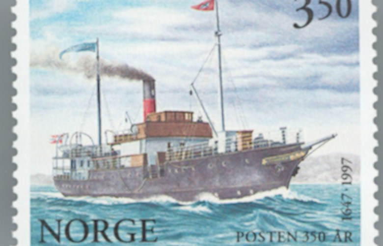 D/S "Framnæs" gjekk i rutefart mellom Bergen og Sogn og Fjordane frå 1858 til 1951. Frimerket var eitt av åtte i utgåva <b>Posten 350 år II</b> som kom ut 20. september 1996.
