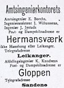 Annonse i Sogningen, 11.11.1905.
