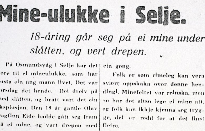 Firda Folkeblad. 23.07.1946.