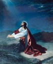 <i>Jesus i Getsemane</i> - målarstykke av Vilhelm Bjørknes. 



