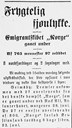 Alle avisene i Sogn og Fjordane hadde fleire oppslag om katastrofen ved Rockall. Faksimilen viser fyrste delen av <i>Nordre Bergenhus Amtstidende</i> sitt første oppslag, 06.07.1904.

