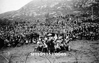 Får Gulatingsstemna i Eivindvik, søndag 10. juli 1938. Mellom 4 og 5000 menneske var tilstades. På "tingstaden" skodespelarane i stykket <i>Eigils arvesak stod på Gulatinget 934.</i> 



