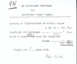 Rekning til De Heibergske Samlinger - Sogn folkemuseum for opplasting og transport av Vigdalsloftet.