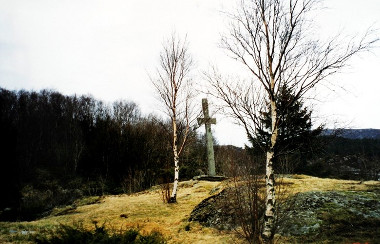 Steinkrossen i Korssund sett mot nordvest.
