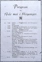 <p>Lysing i Sogn Folkeblad, 1946. 17. mai-programmet i H&oslash;yanger, der ein av postane er &quot;avduking av minnestein&quot;.</p>
