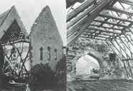 Frå restaureringa 1926, leia av arkitekt Johan Lindstrøm.
