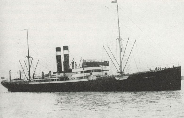 Dampskipet "Brant County", Det Bergenske Dampskibsselskab, gjekk frå 1921 i transatlantisk fart for samseglingsfirmaet "County Line". Skipet vart søkkt av ein tysk ubåt 11. mars 1943.