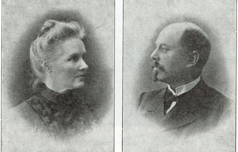 Gyda Sindre (1858-1946) og Rasmus Sindre (1859-1908).