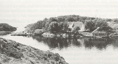 Furesund ligg på innsida av Furøy ved sundet som skil denne øya frå Ausa. Her vart det drive gjestgiveri frå 1600-talet. - Lengst til venstre ligg Nitterholmen - eller Grisholmen, som han også vert kalla.
