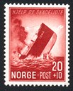 20. mai 1944 gav Postverket ut frimerkeserien Krigsforlis. Torpederinga av <i>Irma</i> på Hustadvika 13.02.1944 er motiv på 20-øres-utgåva.