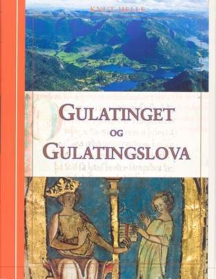Bilete av framsida til boka "Gulatinget og Gulatingslova."