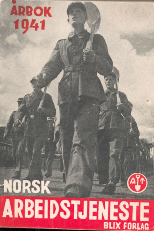 Bilete av ein faksimilie av Norsk Arbeidsteneste si årbok for 1941.