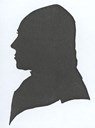 Claus Frimann (1746-1829). Silhuett-portrett laga av H. L. Reusch kring 1820.