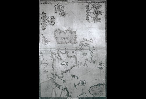 Kart over den spanske seilasen.