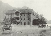 Vadheims Hotel 1918. Hotellet stod ferdig i 1882, men brann ned våren 1961.