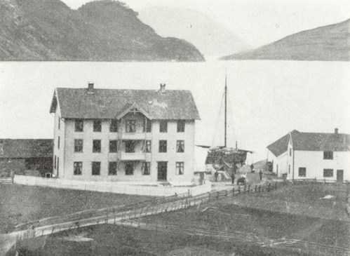 Bilete av Vadheim Hotell i 1882.