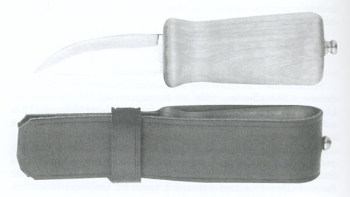 Bilete av kniven "Fjording."